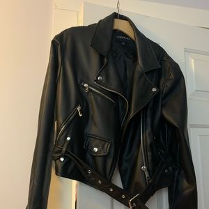 ✔️✔️✔️SOLD Ookie & Lala Faux Leather Jacket